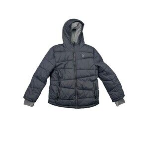 Spyder Jacket Mens Extra Large Gray Full Zip